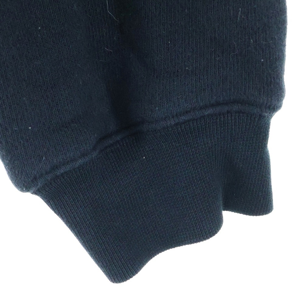 ALEXANDER WANG(アレキサンダーワン) ロゴプリント コットンプルオーバーパーカー ブラック