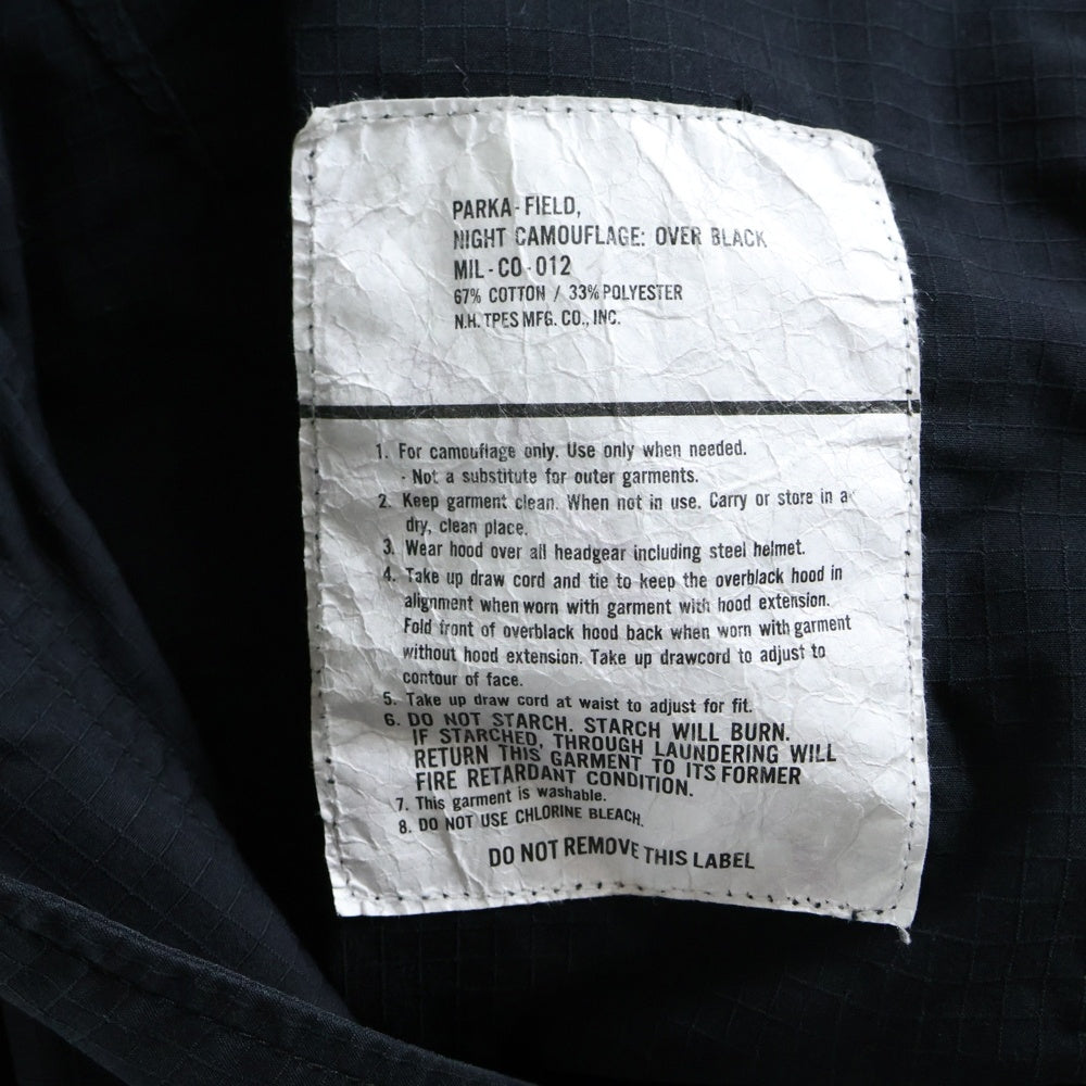 N.HOOLYWOOD(エヌハリウッド) コットン リップストップ モッズコート ブラック 972-CO01-066