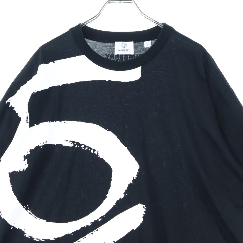 BURBERRY(バーバリー) 22SS LOVE LOGO SHORT SLEEVE TEE ラブプリント クルーネック半袖Tシャツ カットソー ブラック 8037580