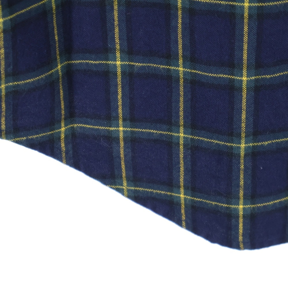 RALPH LAUREN(ラルフローレン) ブロックチェック ボタンダウン 長袖シャツ ネイビー/グリーン