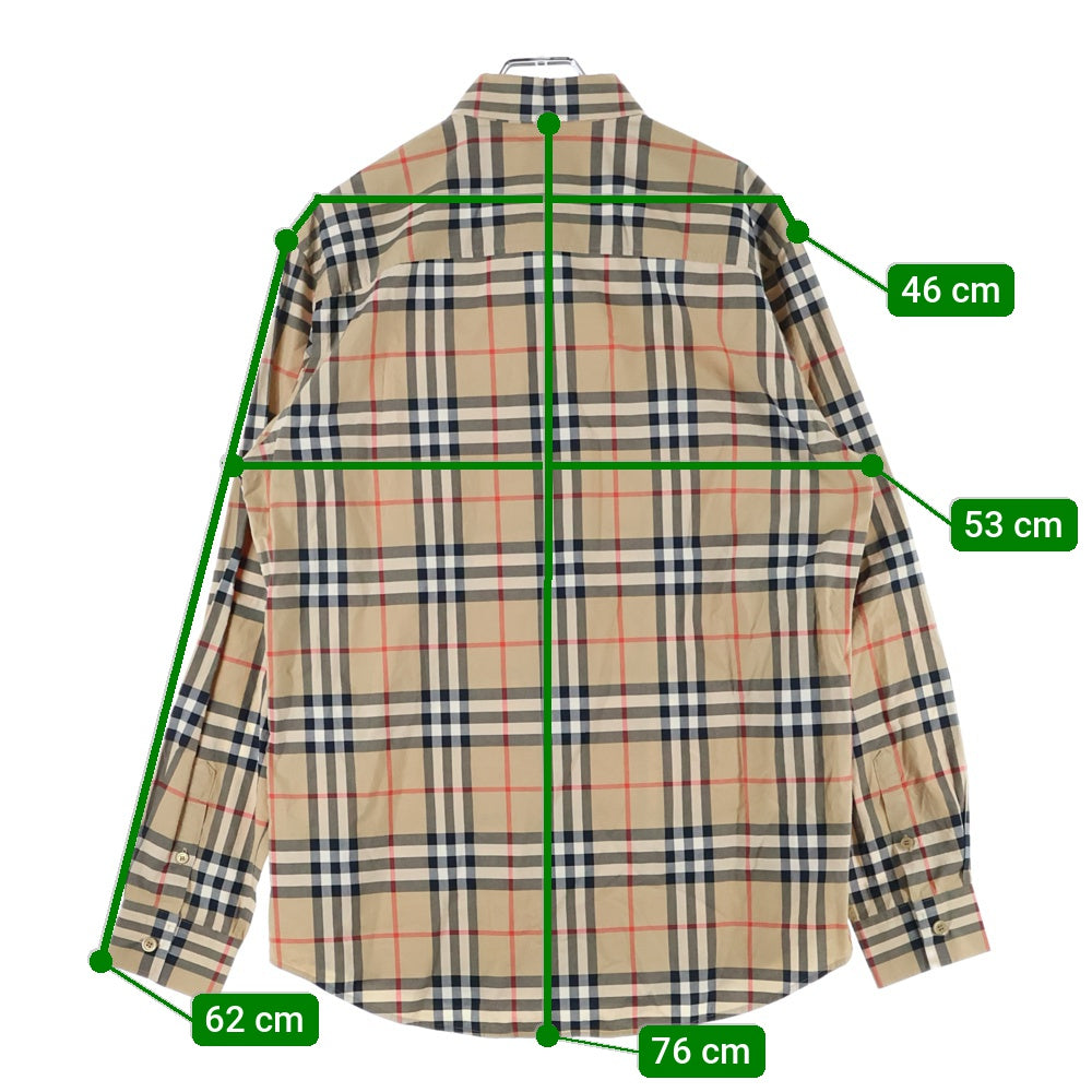 BURBERRY(バーバリー) ノバチェック レギュラーカラーシャツ ブラウン 8020663