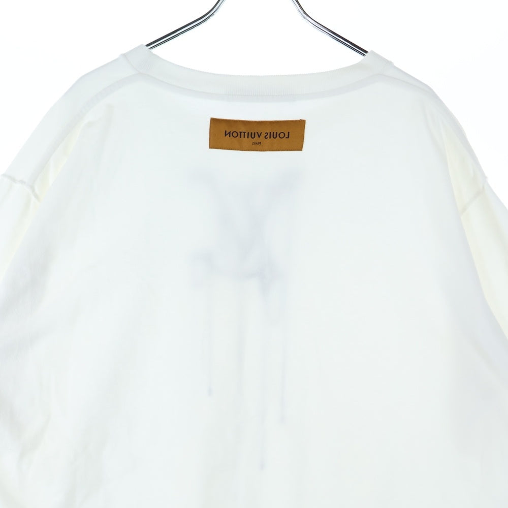 LOUIS VUITTON(ルイヴィトン) LVペンダント エンブロイダリー クルーネック半袖Tシャツ カットソー ホワイト RM201M JYH HIY12W