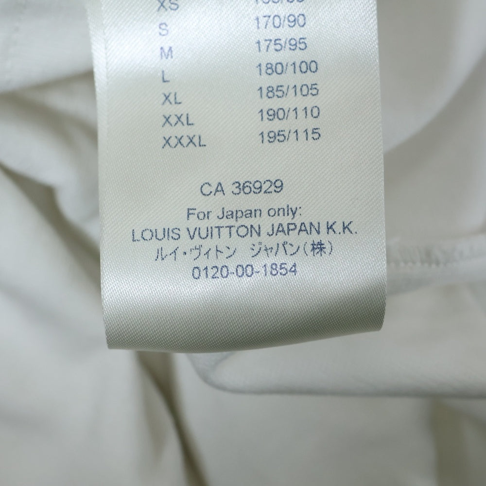 LOUIS VUITTON(ルイヴィトン) LVペンダント エンブロイダリー クルーネック半袖Tシャツ カットソー ホワイト RM201M JYH HIY12W