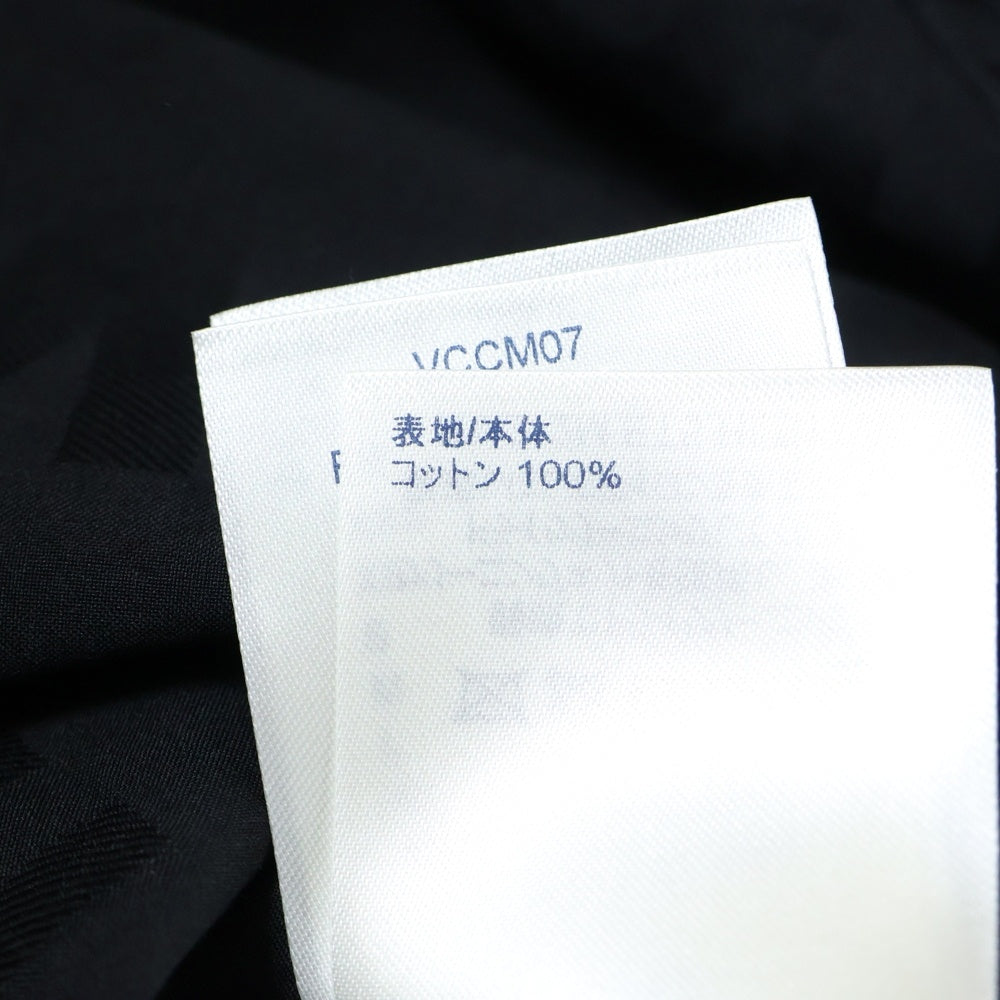 LOUIS VUITTON(ルイヴィトン) 21SS 総柄 英字プリント レギュラーカラーシャツ ブラック RM212M ET5 HLS17W