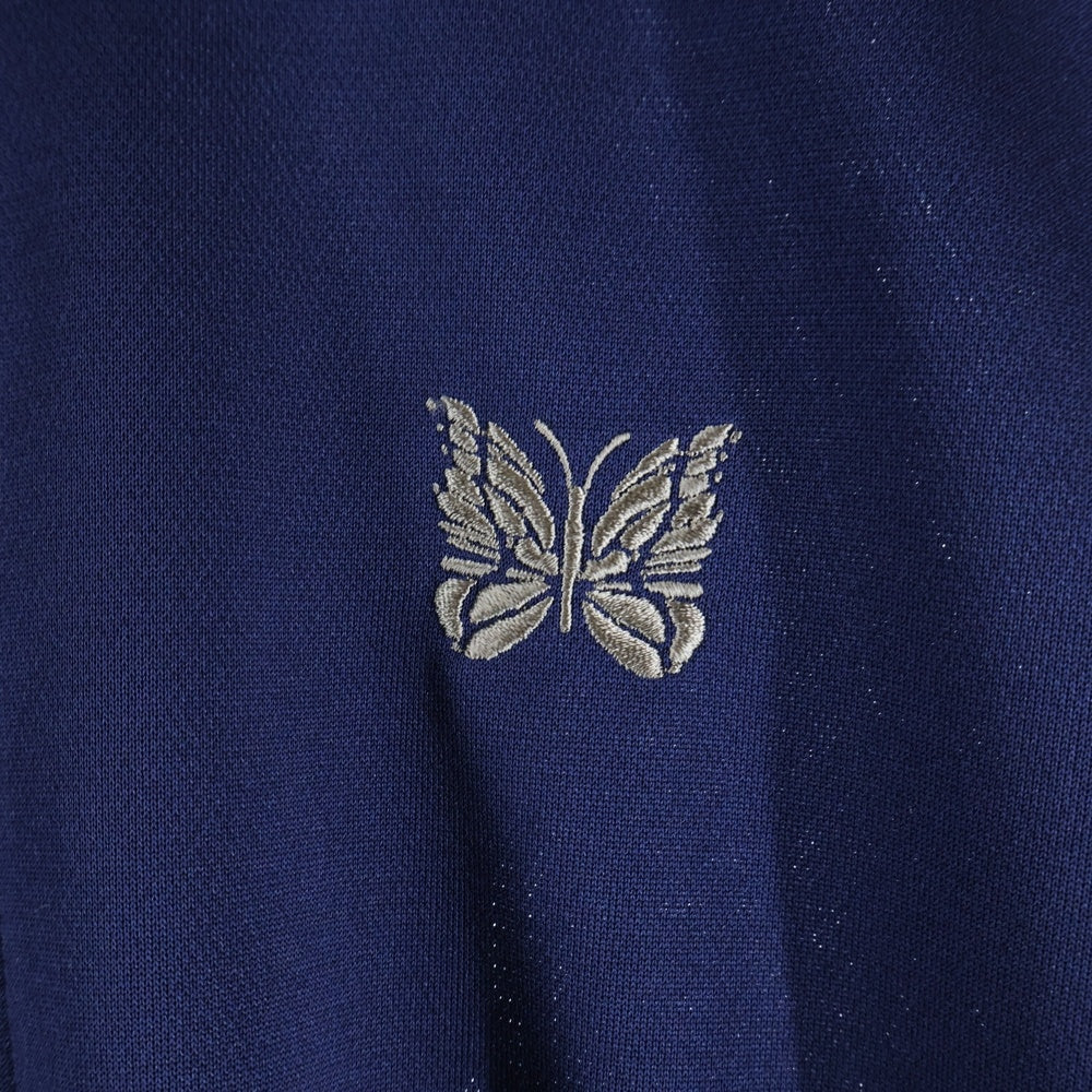 Needles(ニードルス) 21AW ×FREAKS STORE フリークス ストア別注 パピヨン刺繍 ジップアップ トラックジャケット ネイビー NS1600