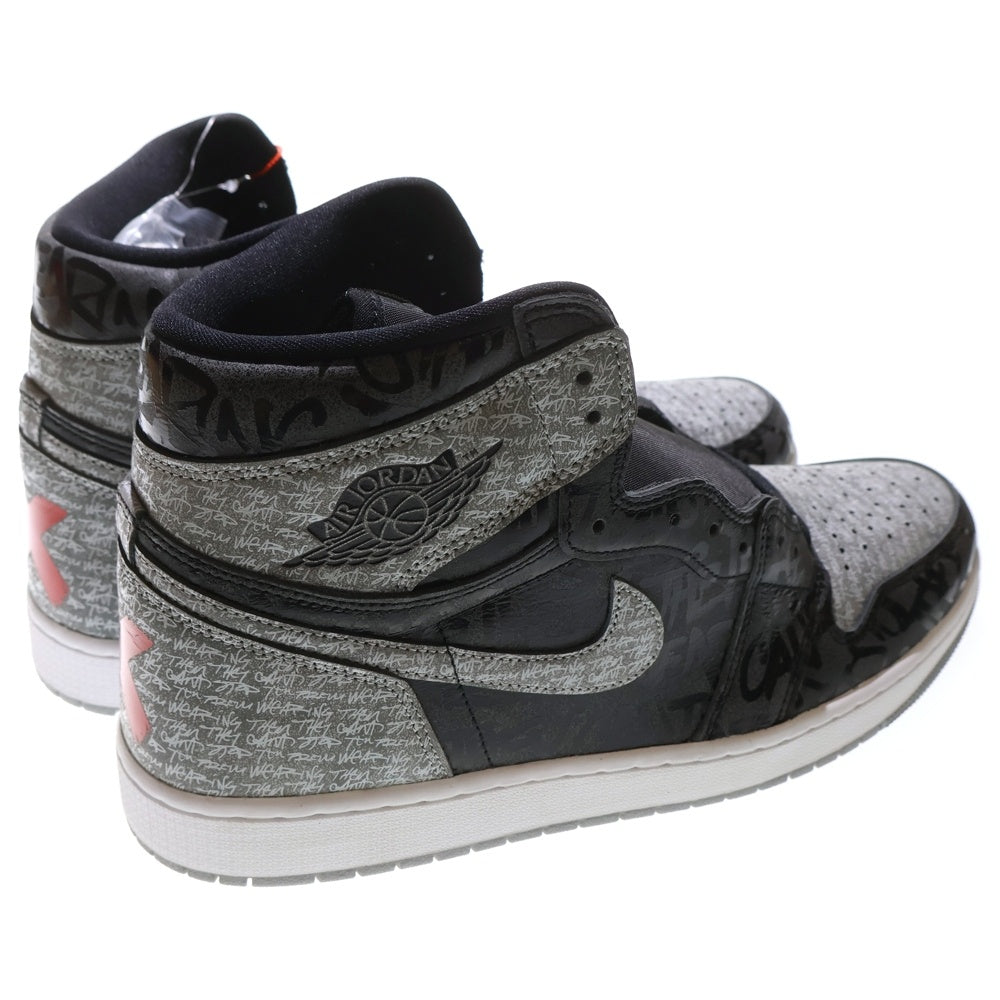 NIKE(ナイキ) AIR JORDAN 1 RETRO HIGH OG REBELLIONAIRE エアジョーダン1 リベリオネア ハイカットスニーカー グレー US14/32cm 555088-036