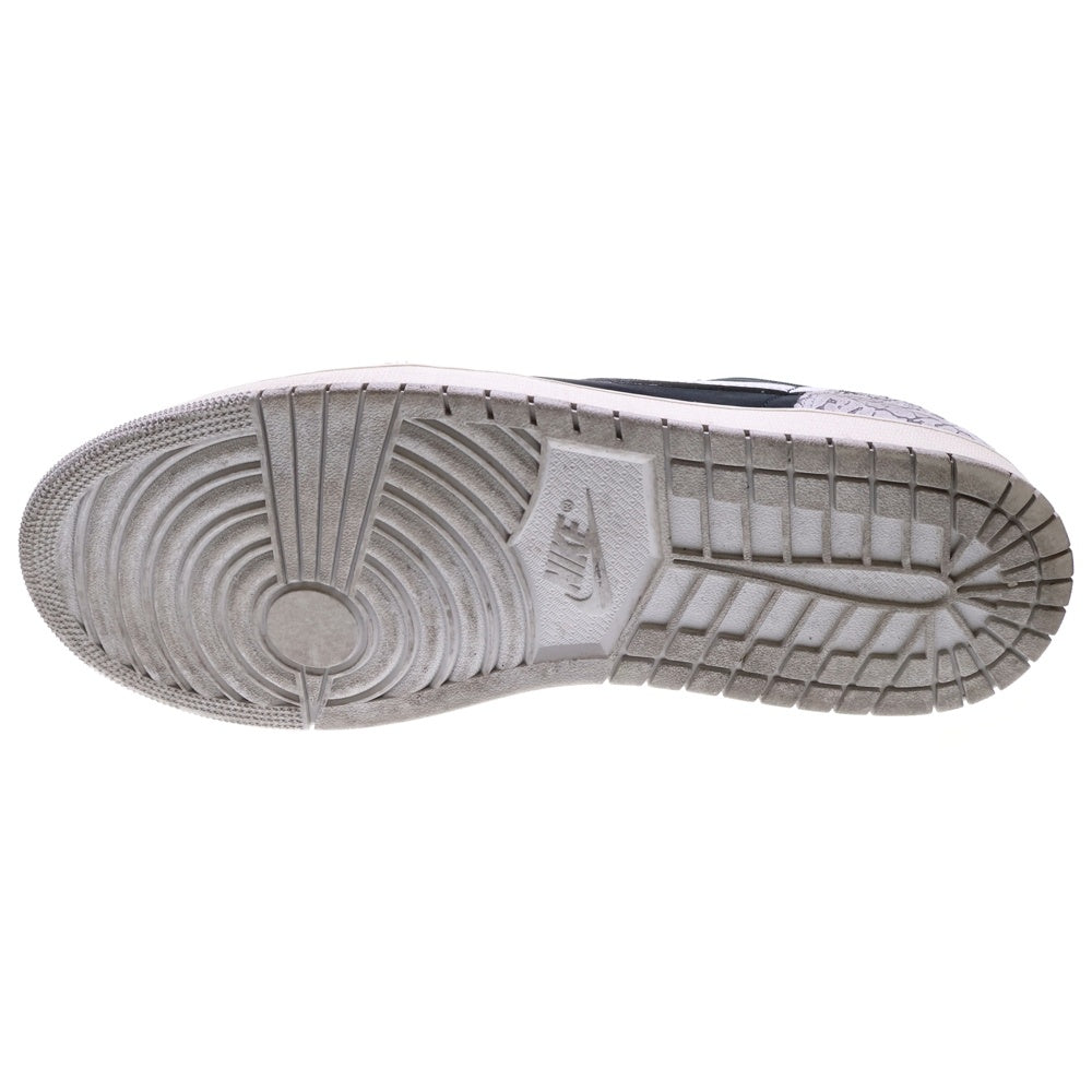 NIKE(ナイキ) AIR JORDAN 1 RETRO LOW OG Black Toe エアジョーダン1 レトロ ロー OG ローカットスニーカー ブラック/グレー US12.5/30.5cm CZ0790-001