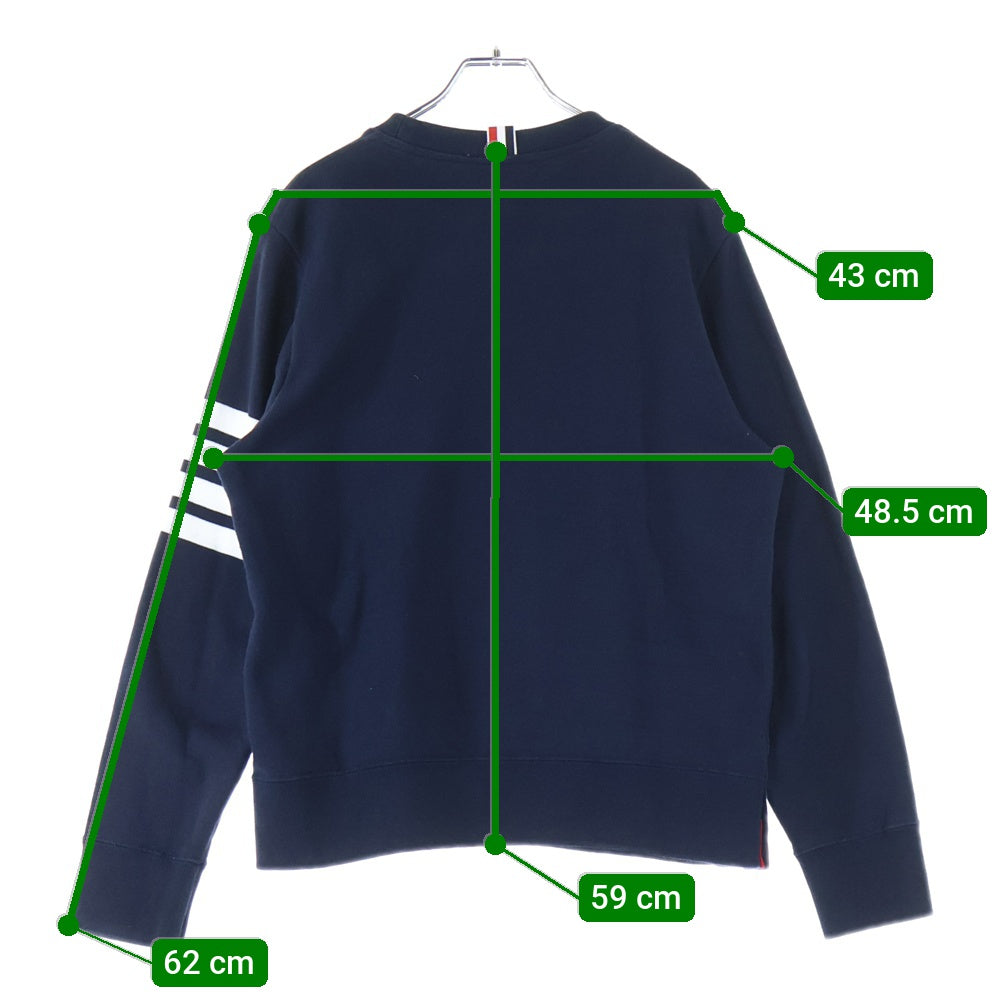 THOM BROWNE(トムブラウン) 4BAR CLASSIC SWEATSHIRT クルーネック スウェット トレーナー ネイビー MJT021H-00535461
