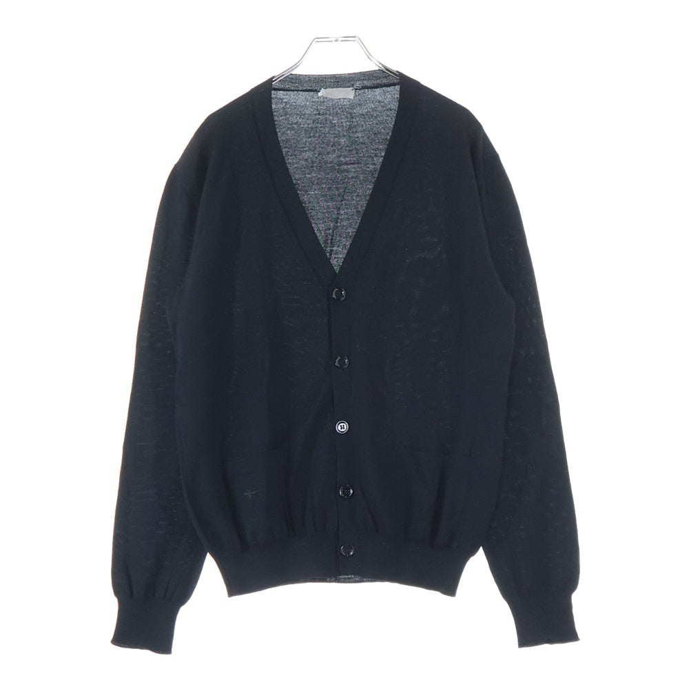 Dior HOMME(ディオールオム) BEE刺繍 ウール ニット カーディガン ブラック 003M201BT100
