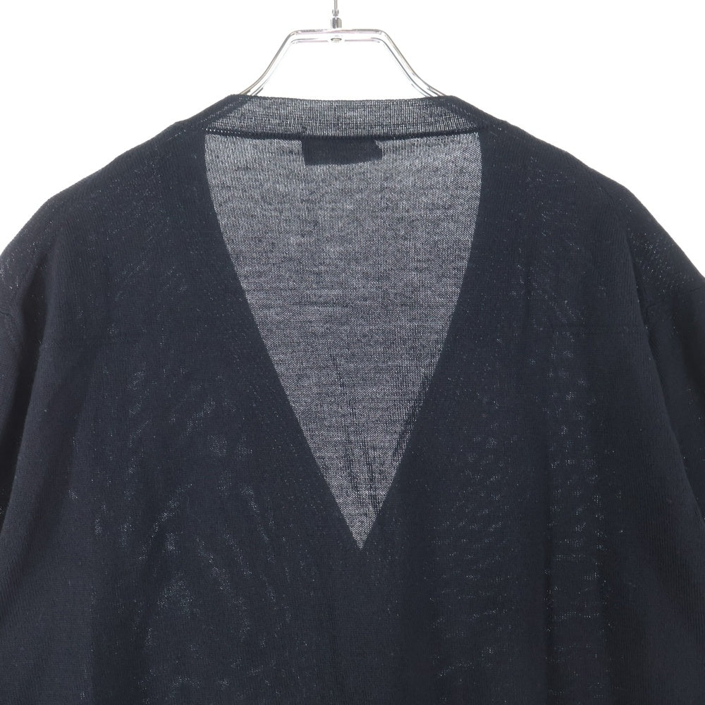 Dior HOMME(ディオールオム) BEE刺繍 ウール ニット カーディガン ブラック 003M201BT100