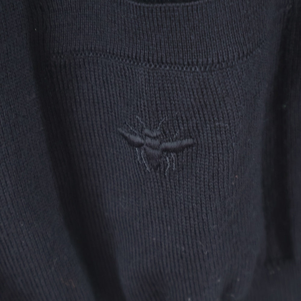 Dior HOMME(ディオールオム) BEE刺繍 ウール ニット カーディガン ブラック 003M201BT100