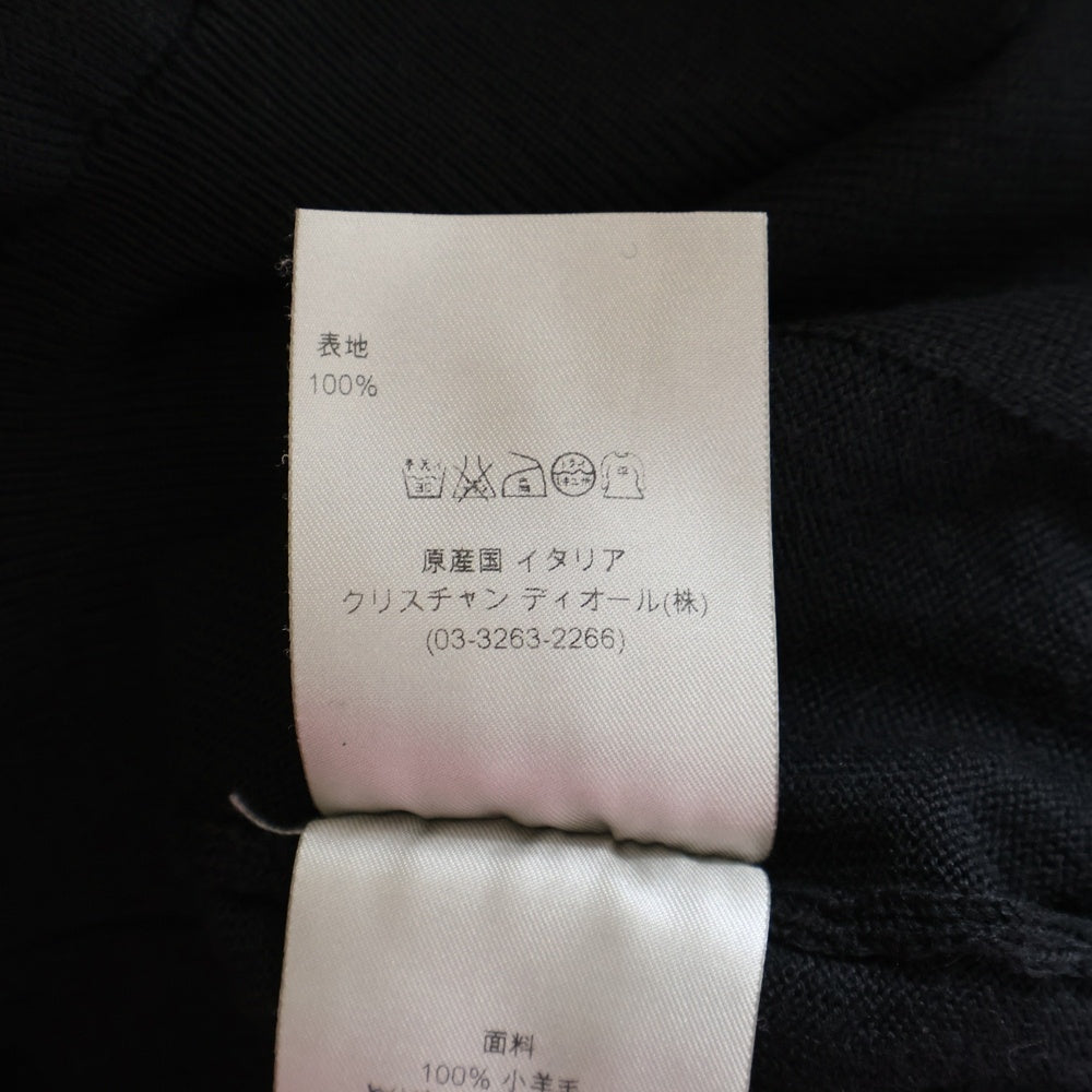 Dior HOMME(ディオールオム) BEE刺繍 ウール ニット カーディガン ブラック 003M201BT100