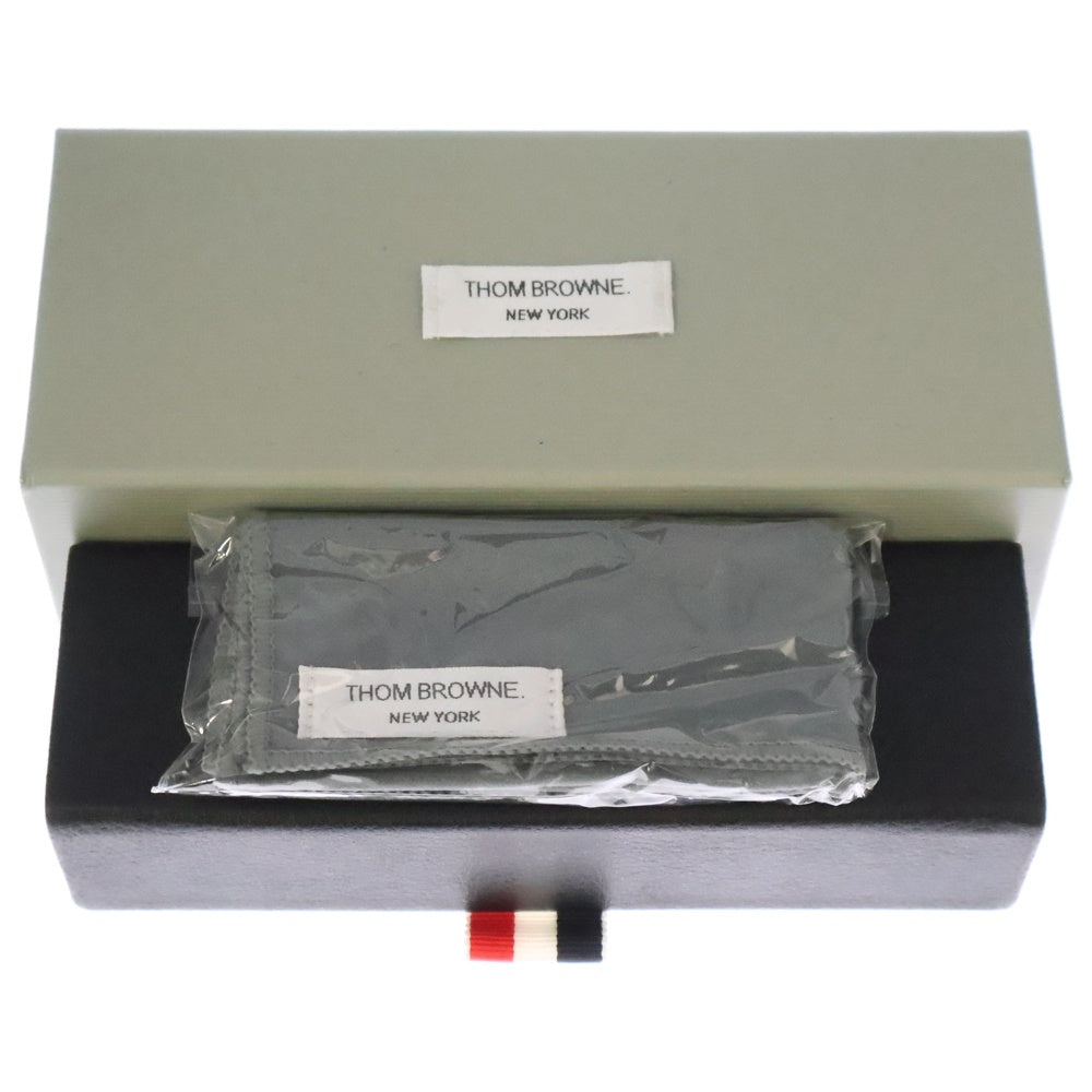 THOM BROWNE(トムブラウン) カラーレンズ ウェリントンフレーム サングラス アイウェア メガネ 眼鏡 ネイビー/シルバー TB-701