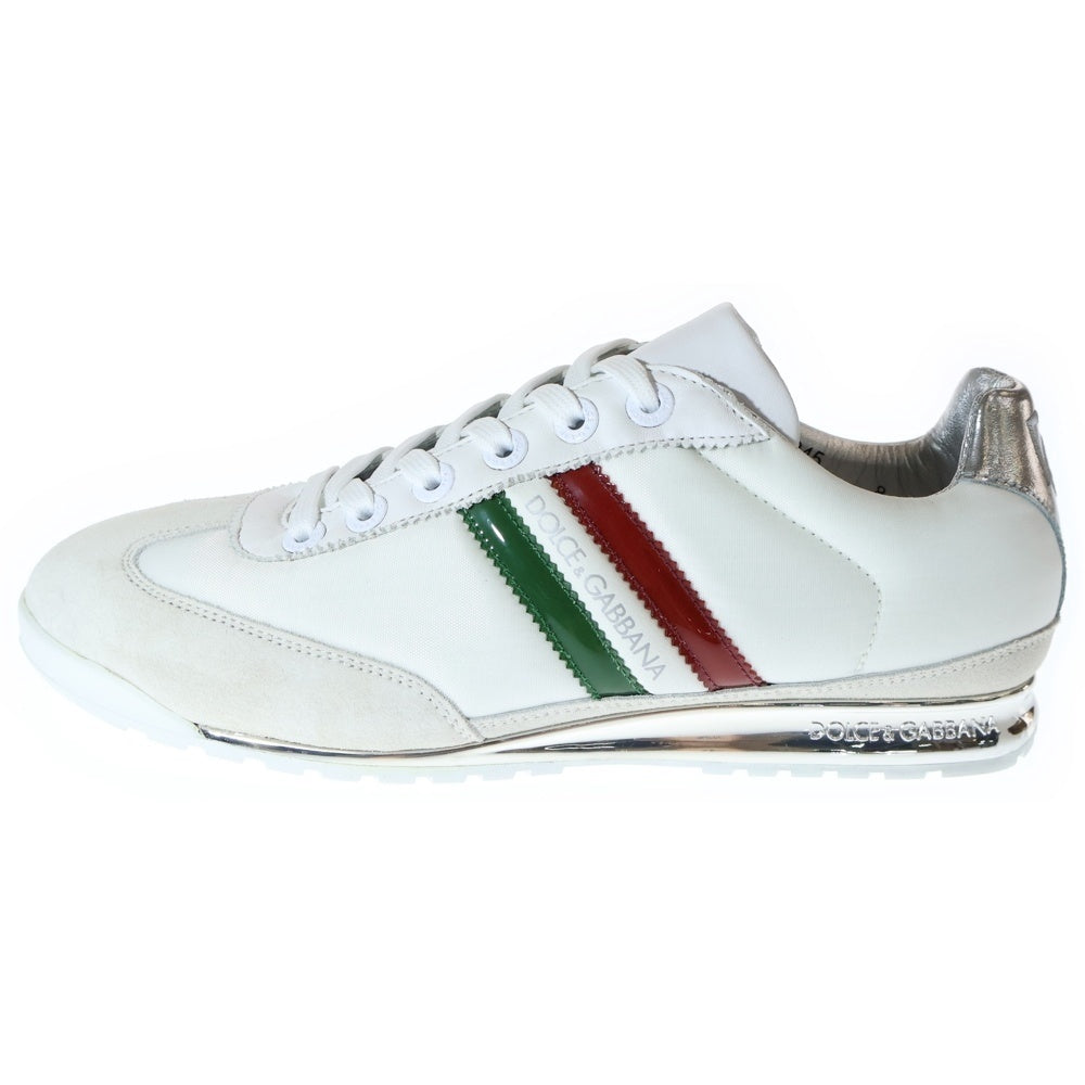 DOLCE & GABBANA(ドルチェアンドガッバーナ) レザー ローカットスニーカー ホワイト CA0345