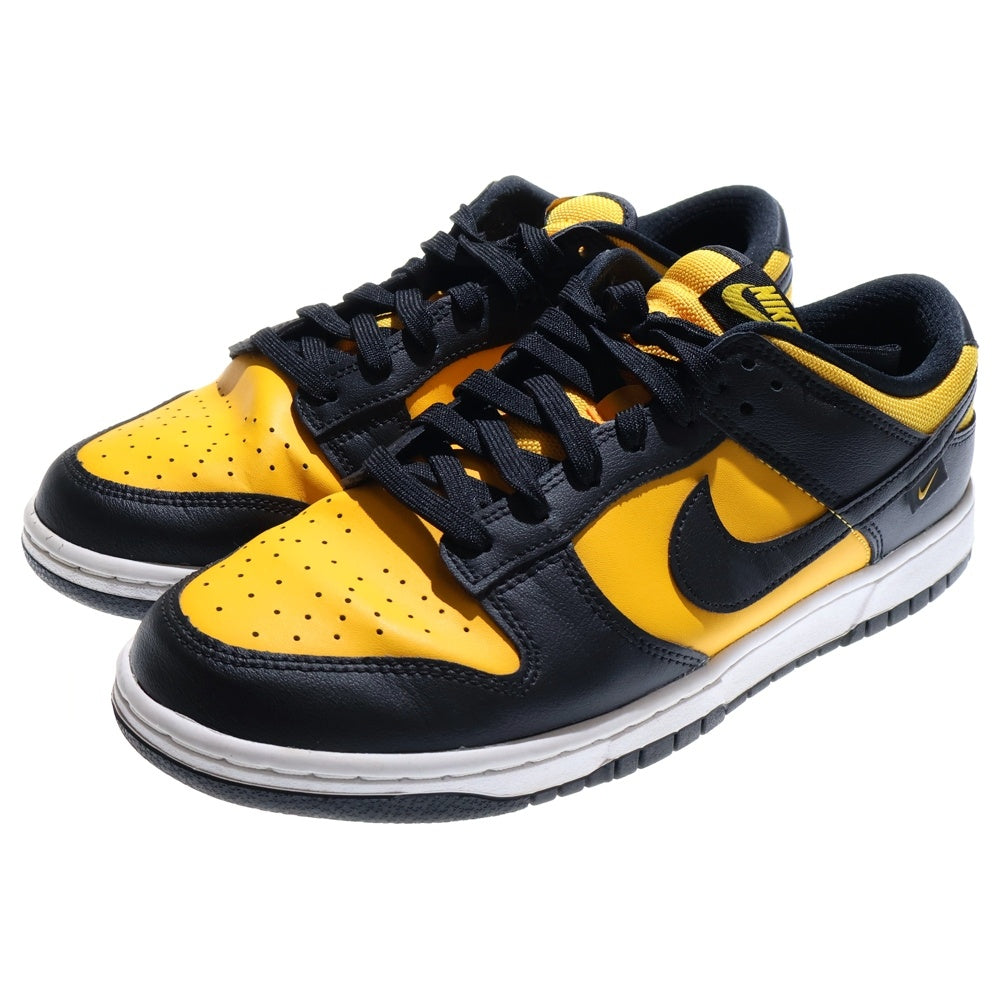 NIKE(ナイキ) DUNK LOW ダンクロー ユニバーシティゴールド ローカットスニーカー ブラック/イエロー US9.5/27.5cm FZ4618-001
