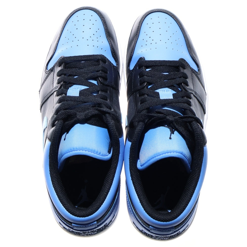 NIKE(ナイキ) AIR JORDAN 1 LOW UNIVERSITY BLUE エアジョーダン1 ローカットスニーカー シューズ ユニバーシティブルー ブラック/ブルー US10.5/28.5cm 553558-041