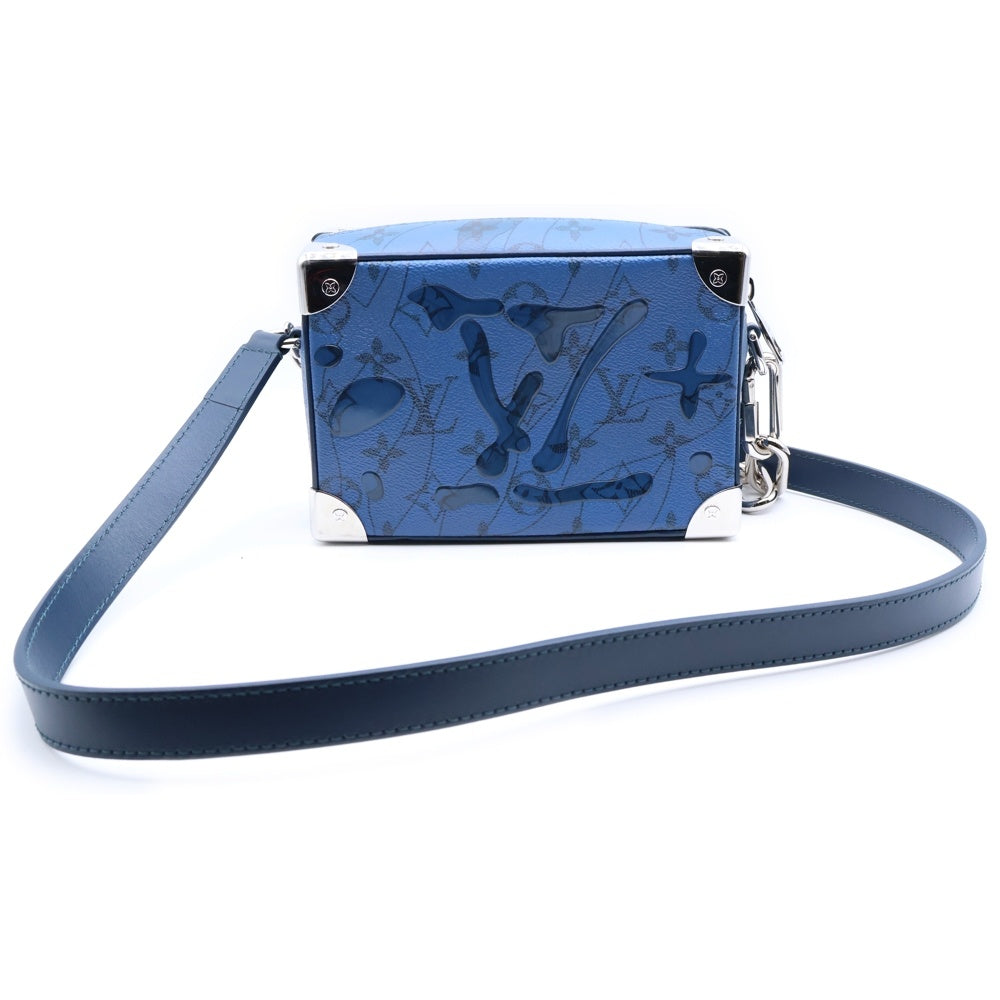 LOUIS VUITTON ルイヴィトン LV ソフトトランク アクアガーデン ショルダーバッグ ブルー M22588/RFID LOUIS VUITTON(ルイヴィトン) LV ソフトトランク アクアガーデン