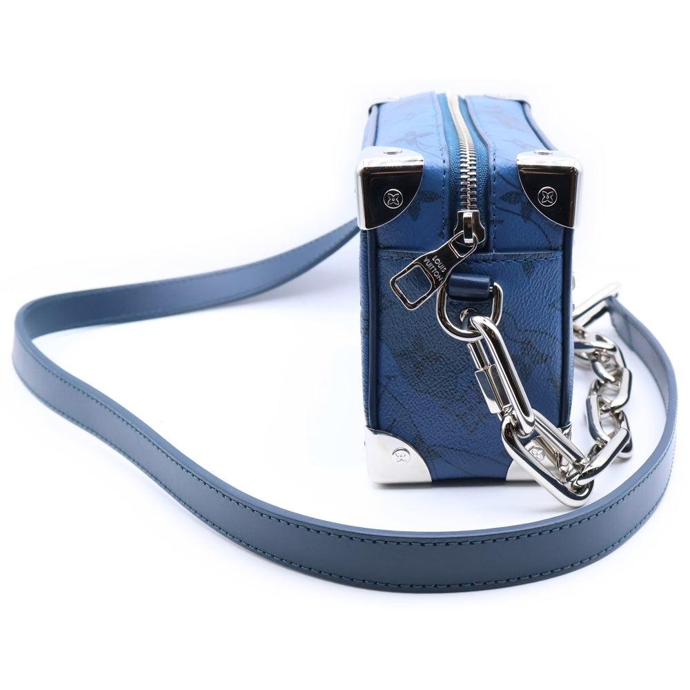 LOUIS VUITTON(ルイヴィトン) LV ソフトトランク アクアガーデン ショルダーバッグ ブルー M22588/RFID