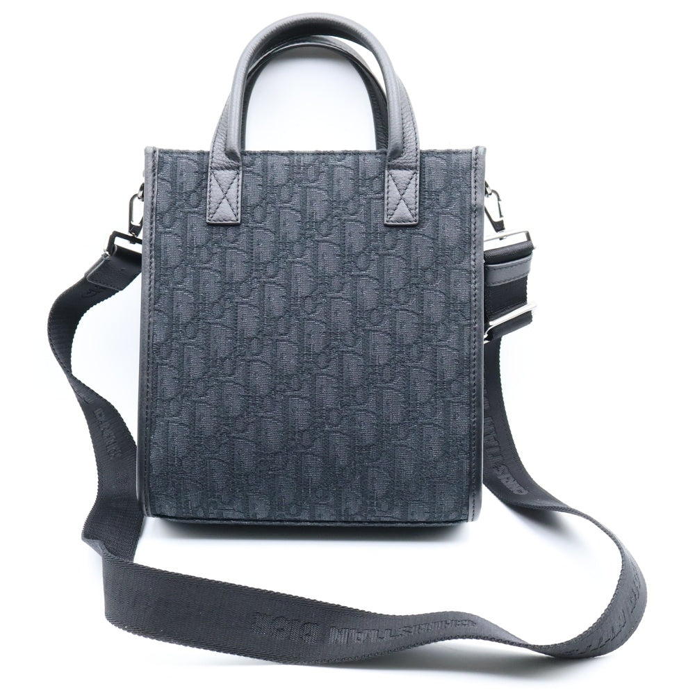 DIOR(ディオール) Safari サファリ ノースサウス 2ウェイ ハンドバッグ ショルダーバッグ ネイビー