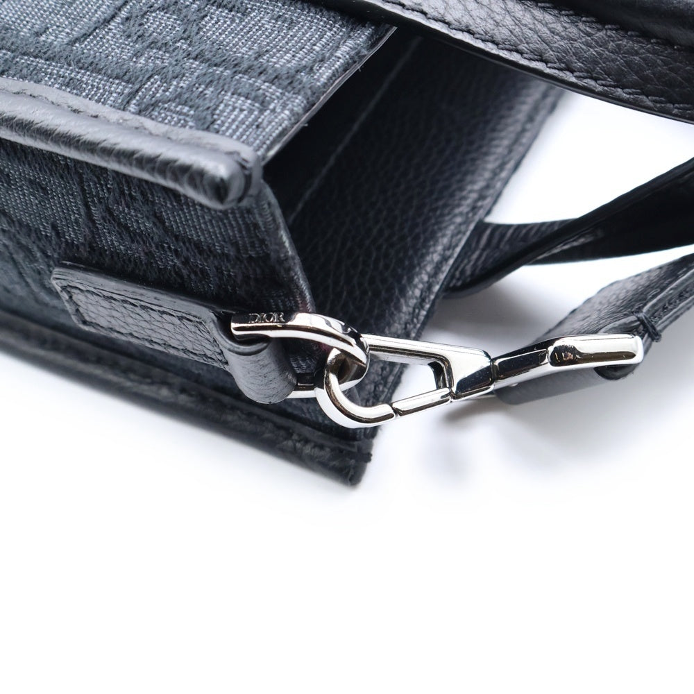 DIOR(ディオール) Safari サファリ ノースサウス 2ウェイ ハンドバッグ ショルダーバッグ ネイビー