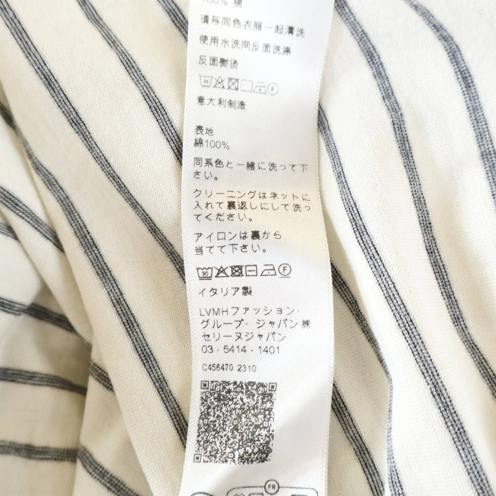 CELINE(セリーヌ) Border S/S Tee トリオンフ ボーダー半袖Tシャツ ホワイト/ブラック