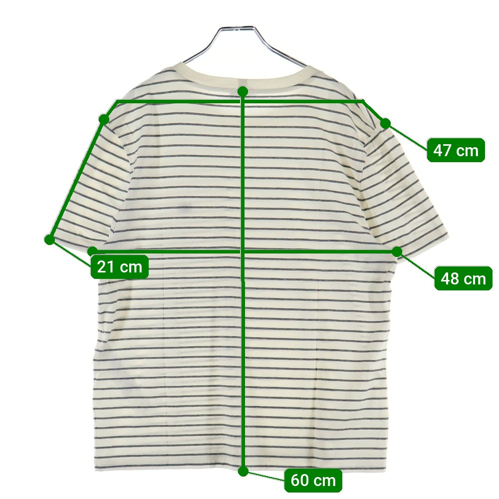 CELINE(セリーヌ) Border S/S Tee トリオンフ ボーダー半袖Tシャツ ホワイト/ブラック