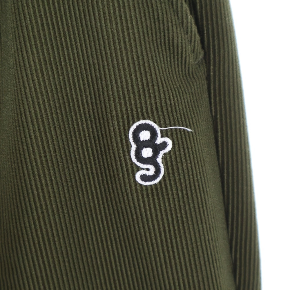 8G SHOOT(エイジシュート) HIGH TENSION CORDUROY CENTER PRESS PANTS ハイテンション コーデュロイ センタープレス パンツ カーキ 8G25-001