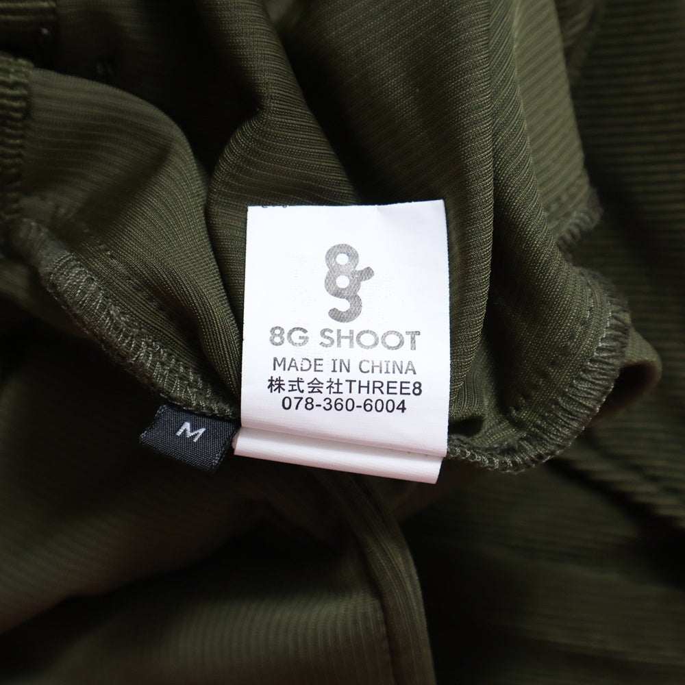 8G SHOOT(エイジシュート) HIGH TENSION CORDUROY CENTER PRESS PANTS ハイテンション コーデュロイ センタープレス パンツ カーキ 8G25-001