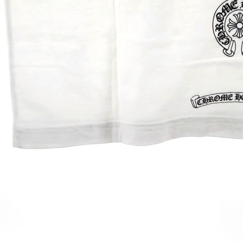 CHROME HEARTS(クロムハーツ) Multicolor Back Horseshoe Tee マルチカラーバックホースシュー クルーネック半袖Tシャツカットソー ホワイト