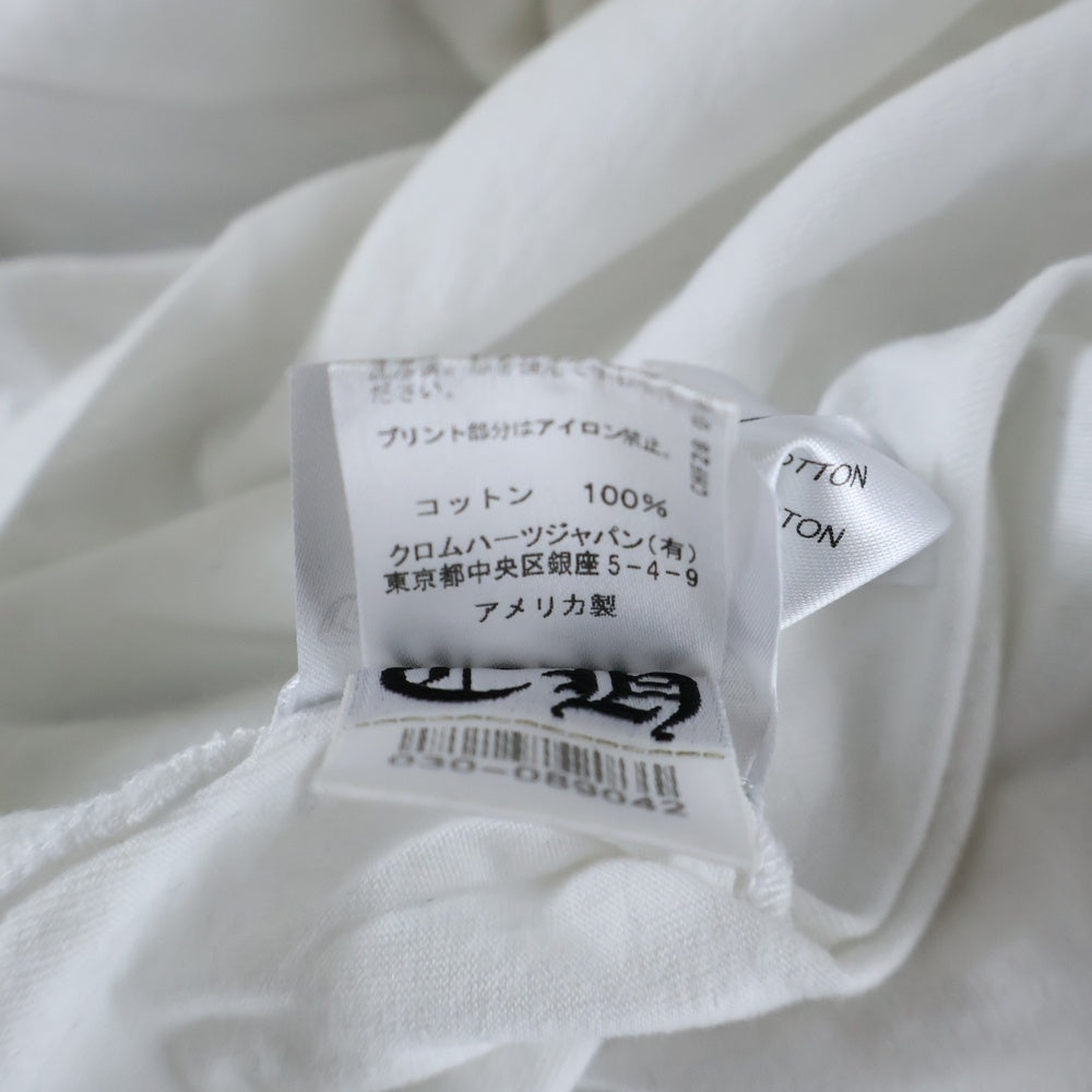 CHROME HEARTS(クロムハーツ) Multicolor Back Horseshoe Tee マルチカラーバックホースシュー クルーネック半袖Tシャツカットソー ホワイト