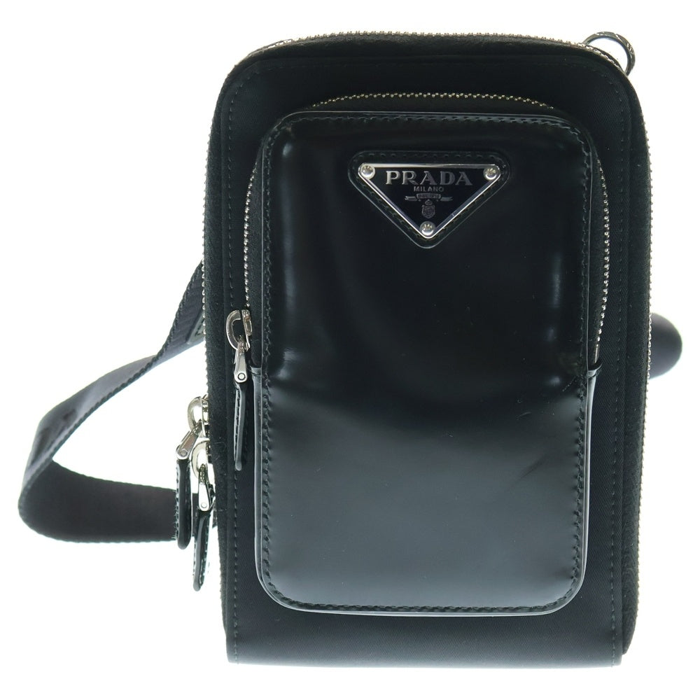 PRADA(プラダ) Re-Nylon リナイロン フォンケース ショルダーバッグ ブラック 2ZT060