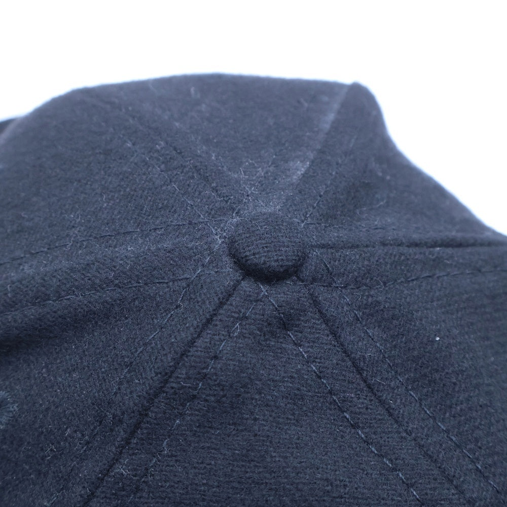 RON HERMAN(ロンハーマン) ウール ベースボール キャップ 帽子 ブラック