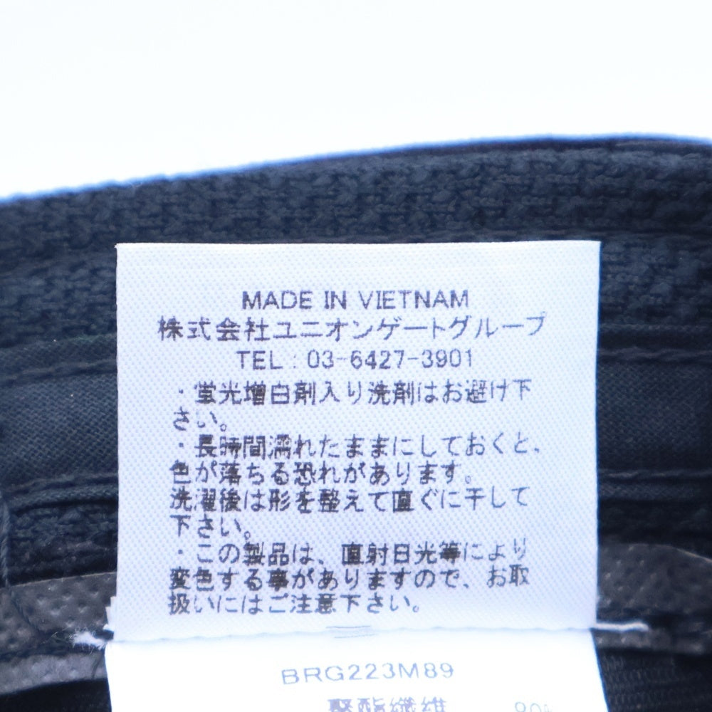 BRIEFING(ブリーフィング) ロゴ コーデュロイ キャップ 帽子 ブラック BRG223M89