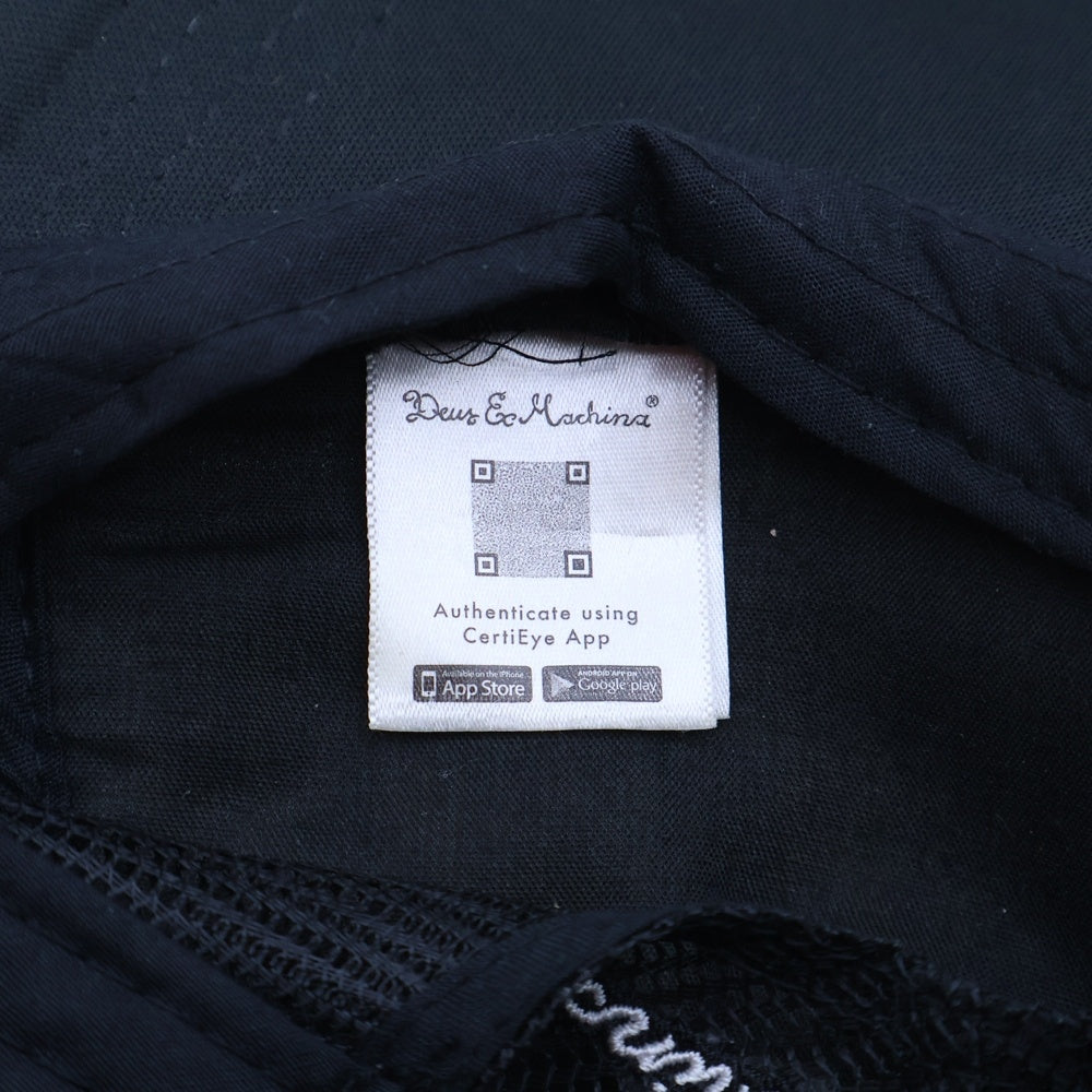 DEUS EX MACHINA(デウスエクスマキナ) ロゴ トラッカーキャップ 帽子 ブラック