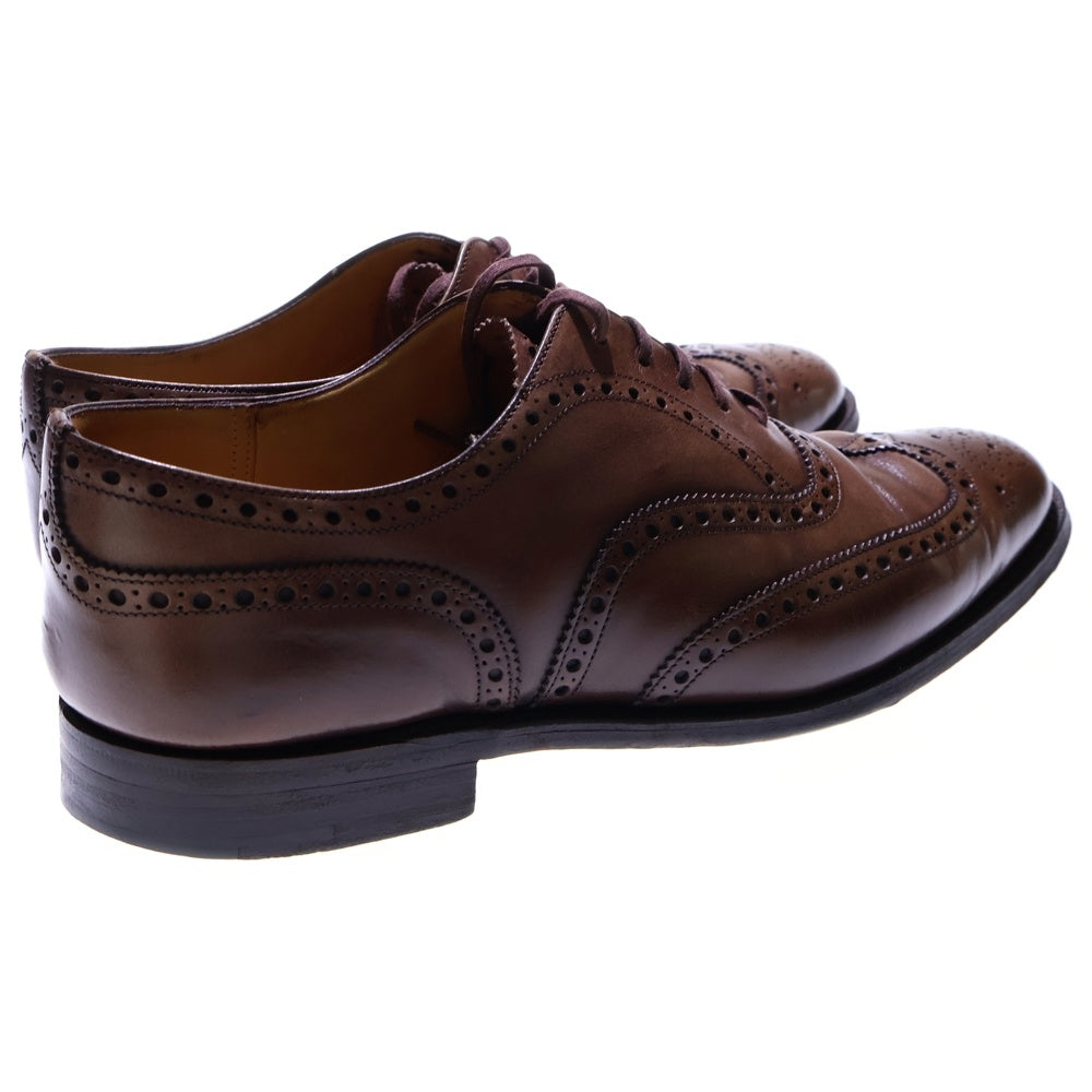 Church's(チャーチ) Custom Grade ウィングチップ メダリオン レザーシューズ 革靴 ブラウン 18UR