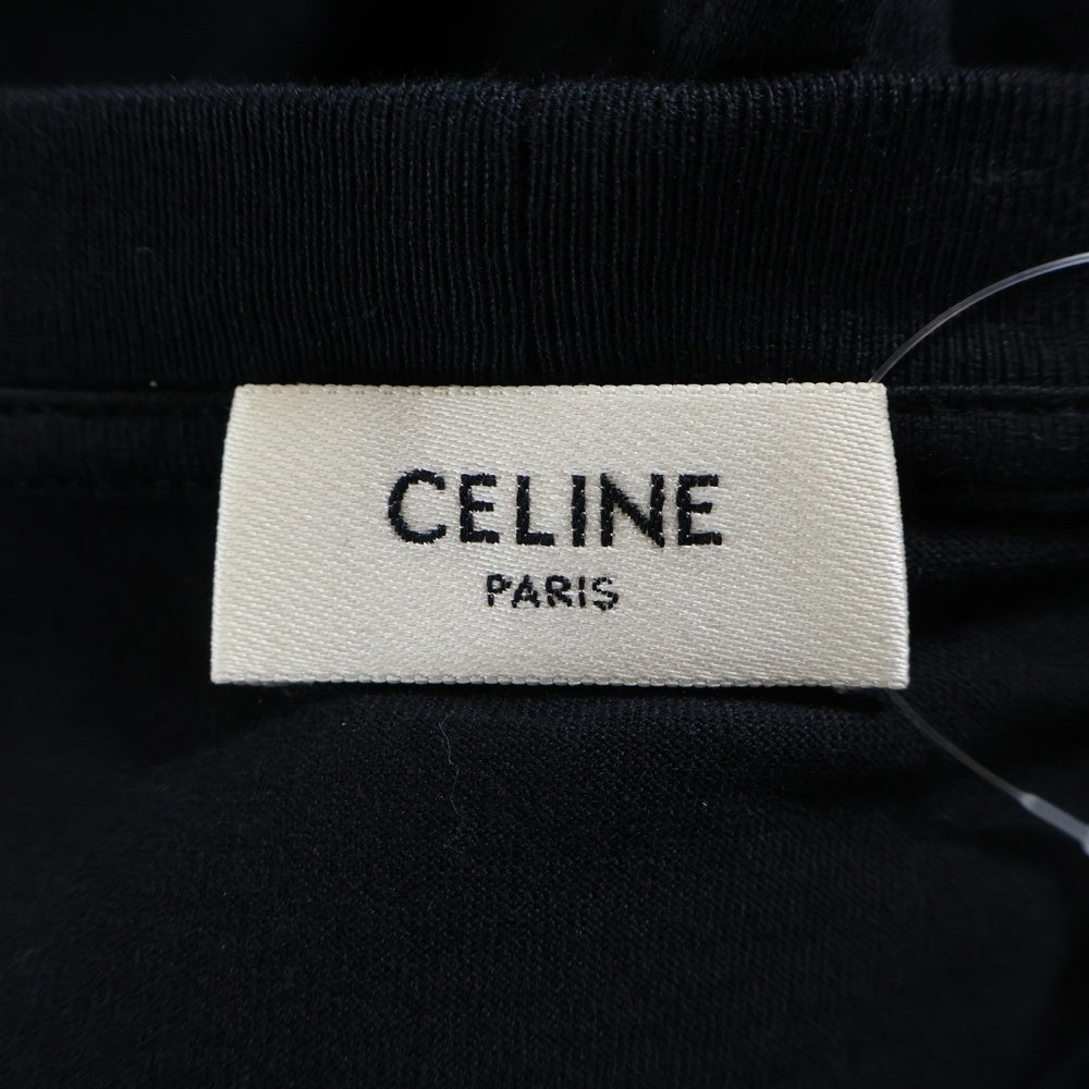CELINE(セリーヌ) 21SS MIYASHITA PARK POP UP STORE限定 ミヤシタパークストアー限定 プリント 半袖Tシャツ カットソー ブラック 2X675501F