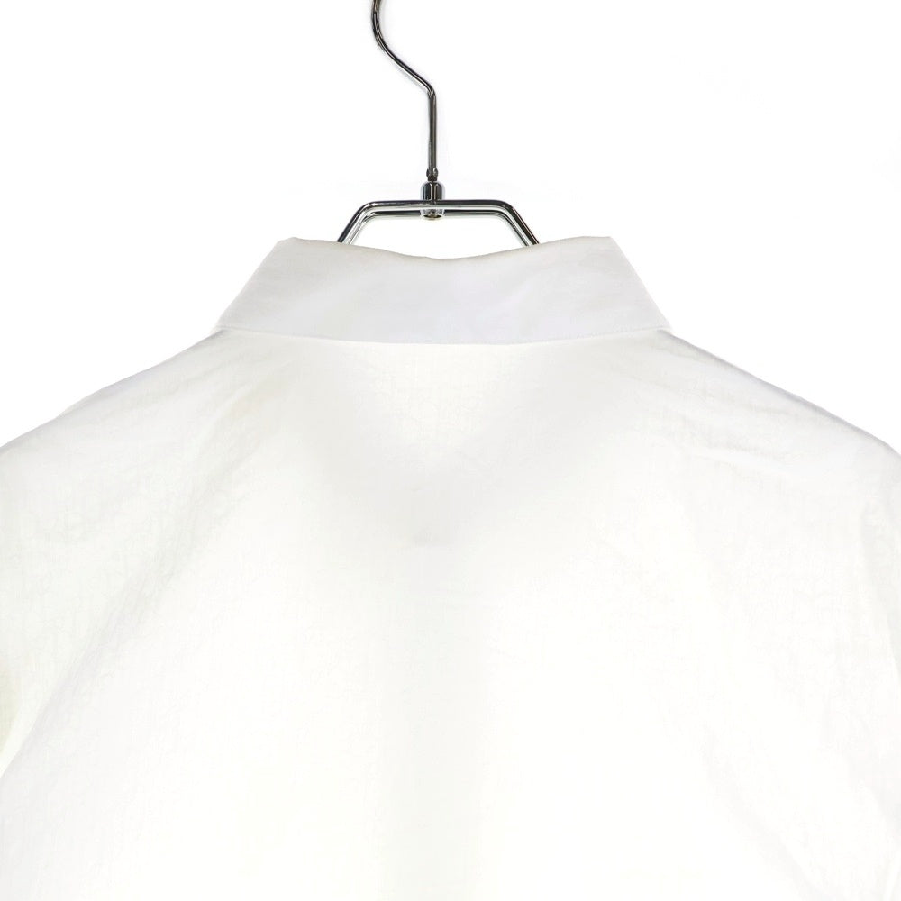 DIOR(ディオール) オブリーク総柄 コットン長袖シャツ ホワイト 013C502A4743