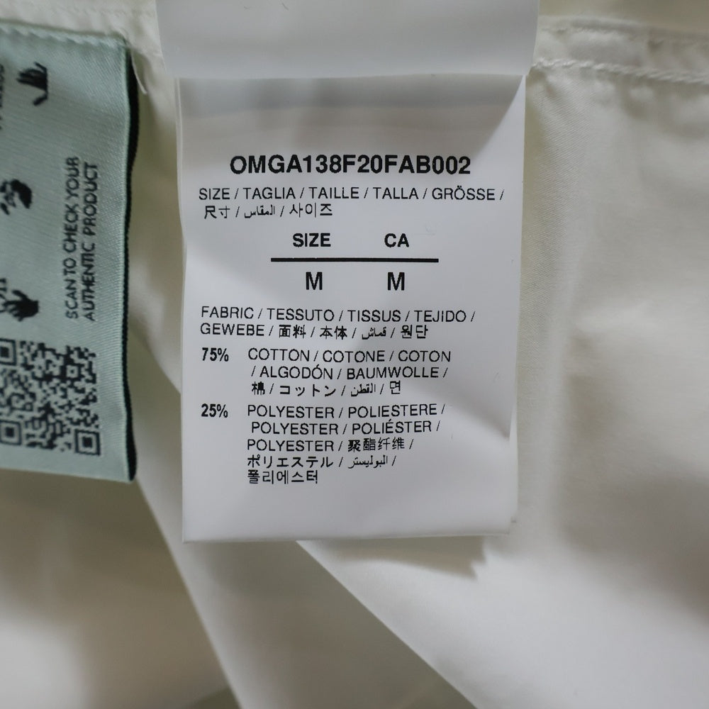 OFF-WHITE(オフホワイト) 20AW Pascal skeleton shirt パスカル スケルトン プリント 長袖シャツ ホワイト OMGA138F20FAB002