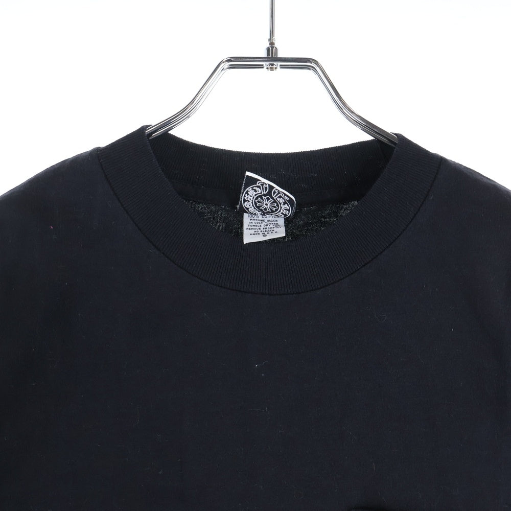 CHROME HEARTS(クロムハーツ) OLD オールド フロントポケット セメタリーパッチ クルーネック半袖Tシャツ カットソー ブラック