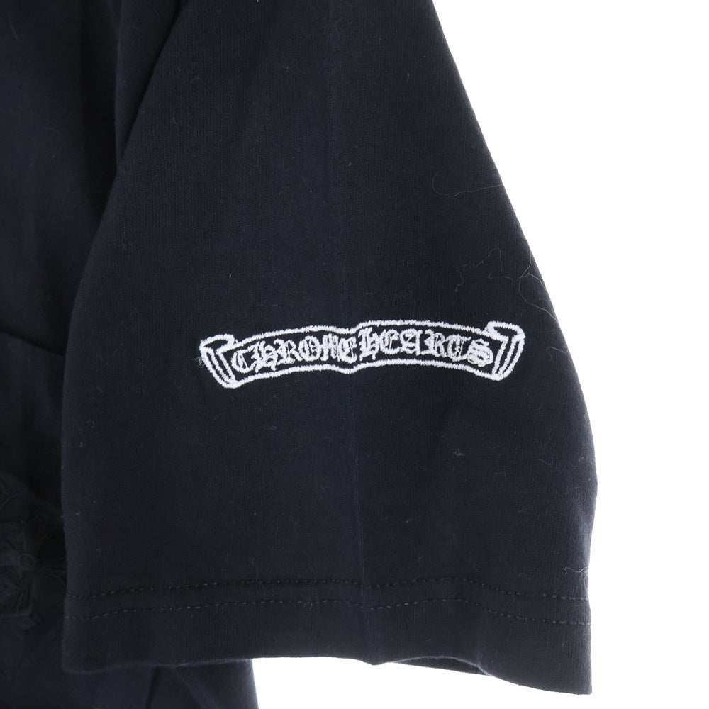 CHROME HEARTS(クロムハーツ) OLD オールド フロントポケット セメタリーパッチ クルーネック半袖Tシャツ カットソー ブラック
