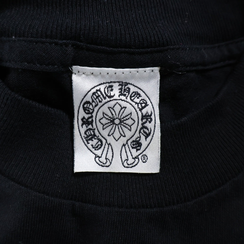 CHROME HEARTS(クロムハーツ) OLD オールド フロントポケット セメタリーパッチ クルーネック半袖Tシャツ カットソー ブラック