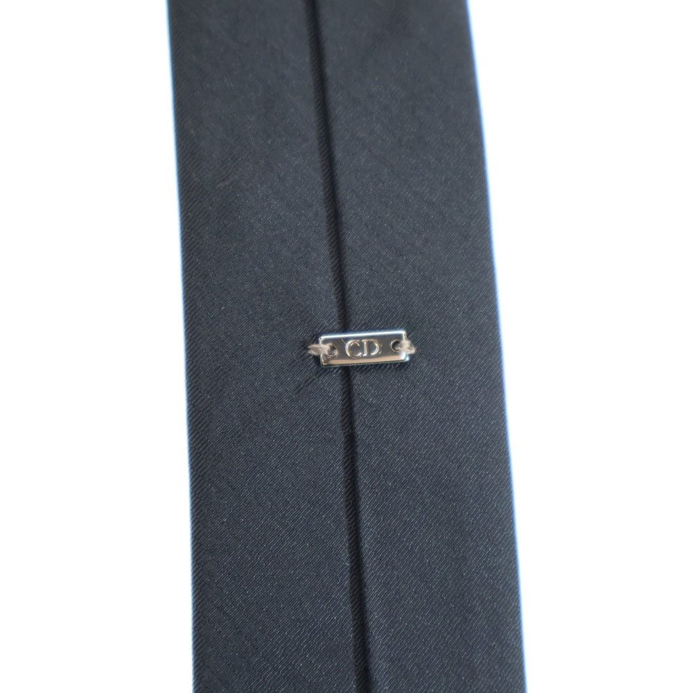 DIOR(ディオール) バッグロゴ シルク ネクタイ グレー