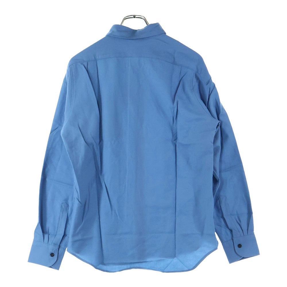 DRIES VAN NOTEN(ドリスヴァンノッテン) フロントポケット レギュラーカラー 長袖シャツ ブルー 3652-2010