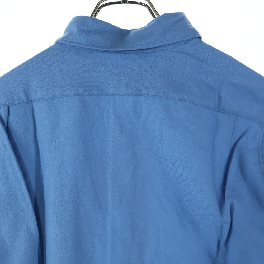 DRIES VAN NOTEN(ドリスヴァンノッテン) フロントポケット レギュラーカラー 長袖シャツ ブルー 3652-2010