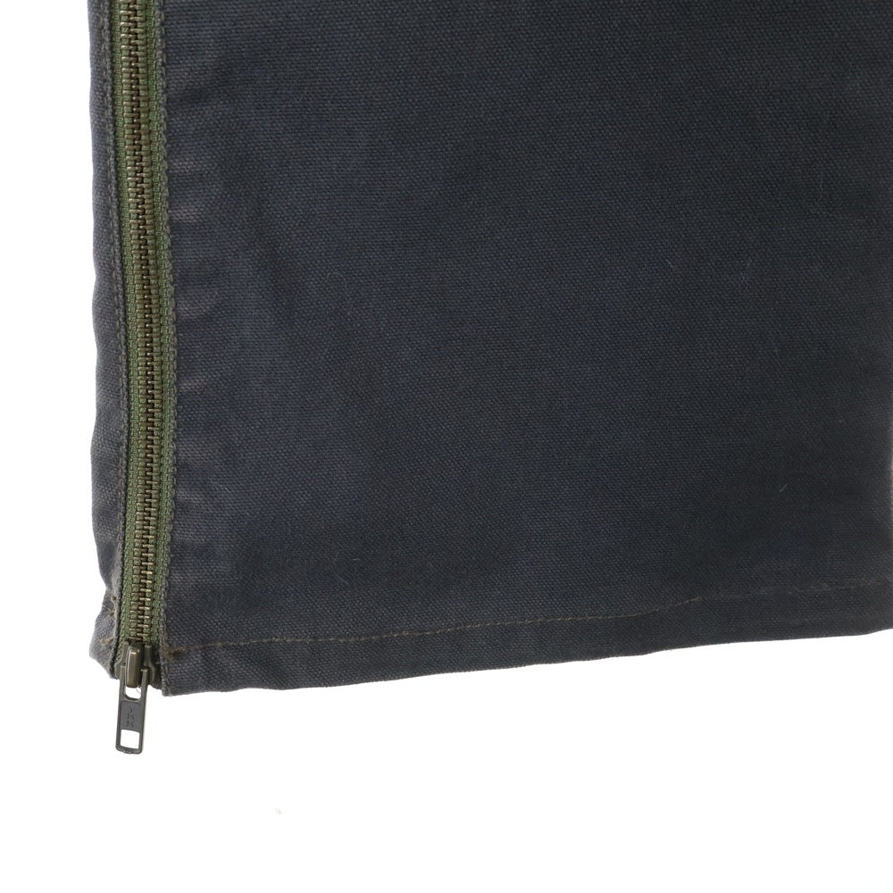 L.G.B.(ルグランブルー) サイドジップ パッチ切替 ウエストジップ デニムパンツ カーキ