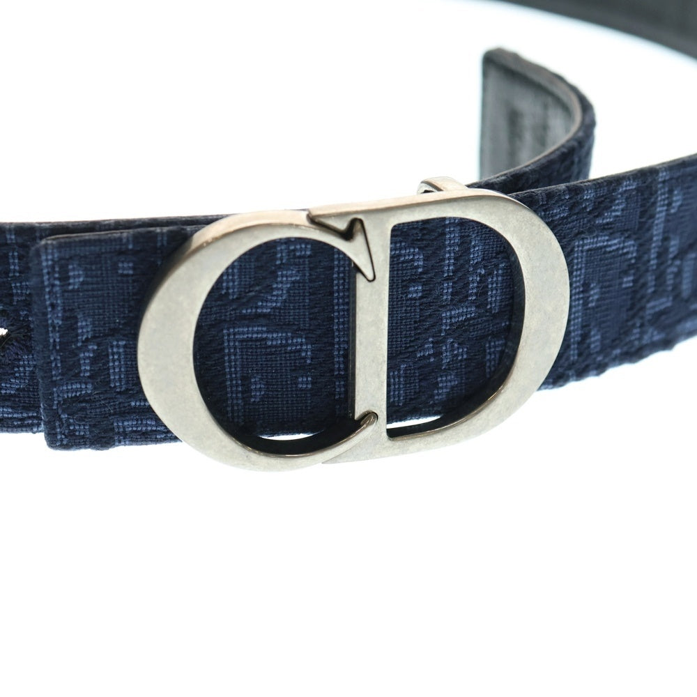 DIOR(ディオール) CD Icon Oblique Jacquard Leather Belt CDアイコン