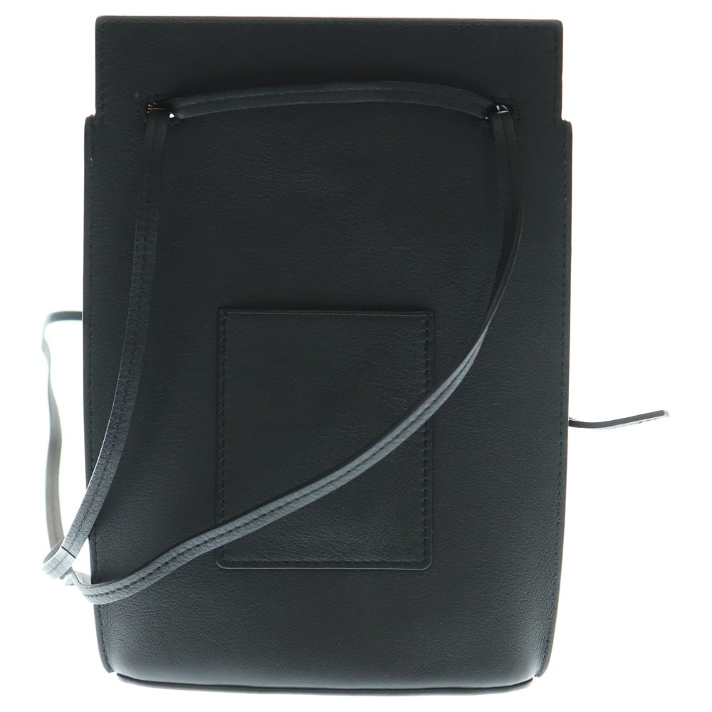 LOEWE(ロエベ) アナグラム ダイスポケット クラシックカーフ レザー ショルダーバッグ ブラック C630R12X01