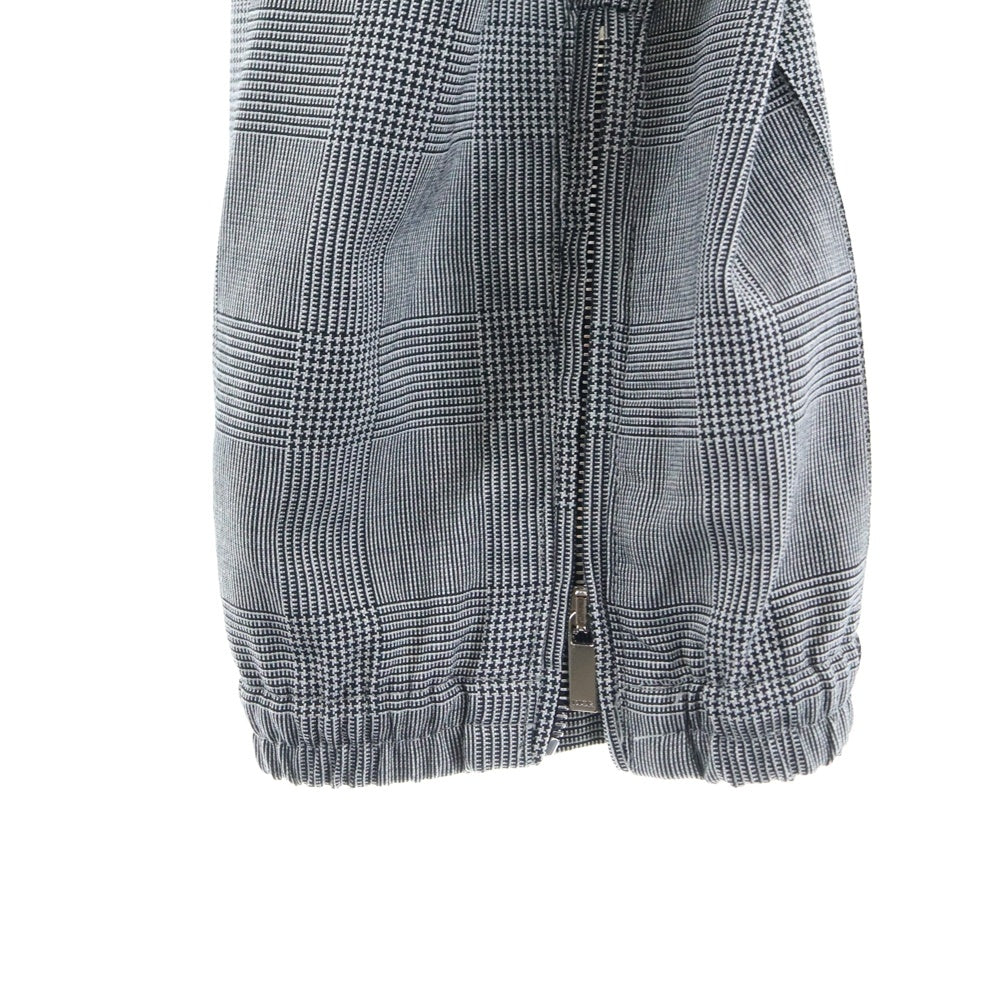 DIOR(ディオール) 21SS ドローストリング チェック スラックス ロングパンツ グレー 113C122A4995