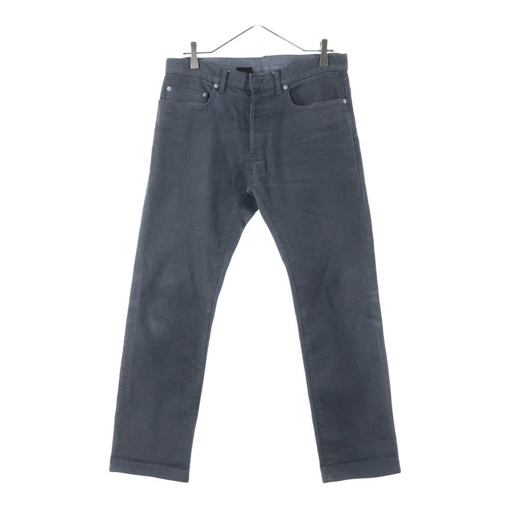 Dior HOMME(ディオールオム) ボタンフライ スリム テーパード デニムパンツ グレー 433D007TX184