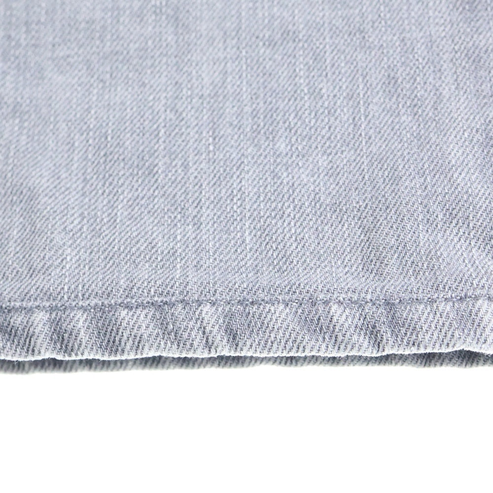 Dior HOMME(ディオールオム) ボタンフライ ストレート デニムパンツ グレー 763D064TX997